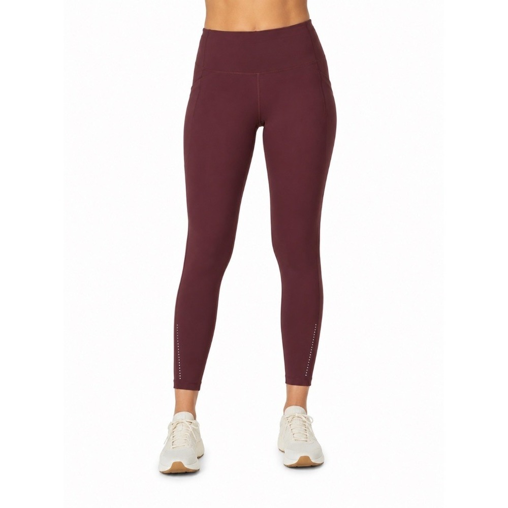Lululemon Womens Fast and Free 7/8 Tight Leggings Brown Size 12 Athletic